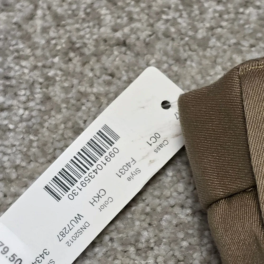 J.Crew Bowery Slim Stretch Dress Pants Mens 34x34 Khaki Tan F4031 NEW - Picture 3 of 10